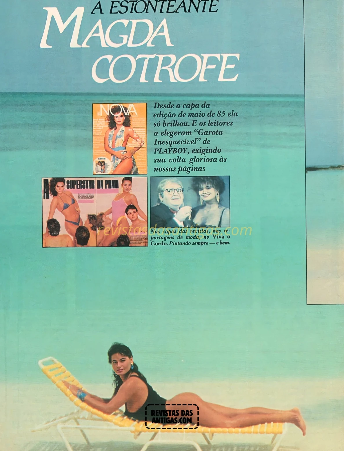Magda Cotrofe Pelada Playboy