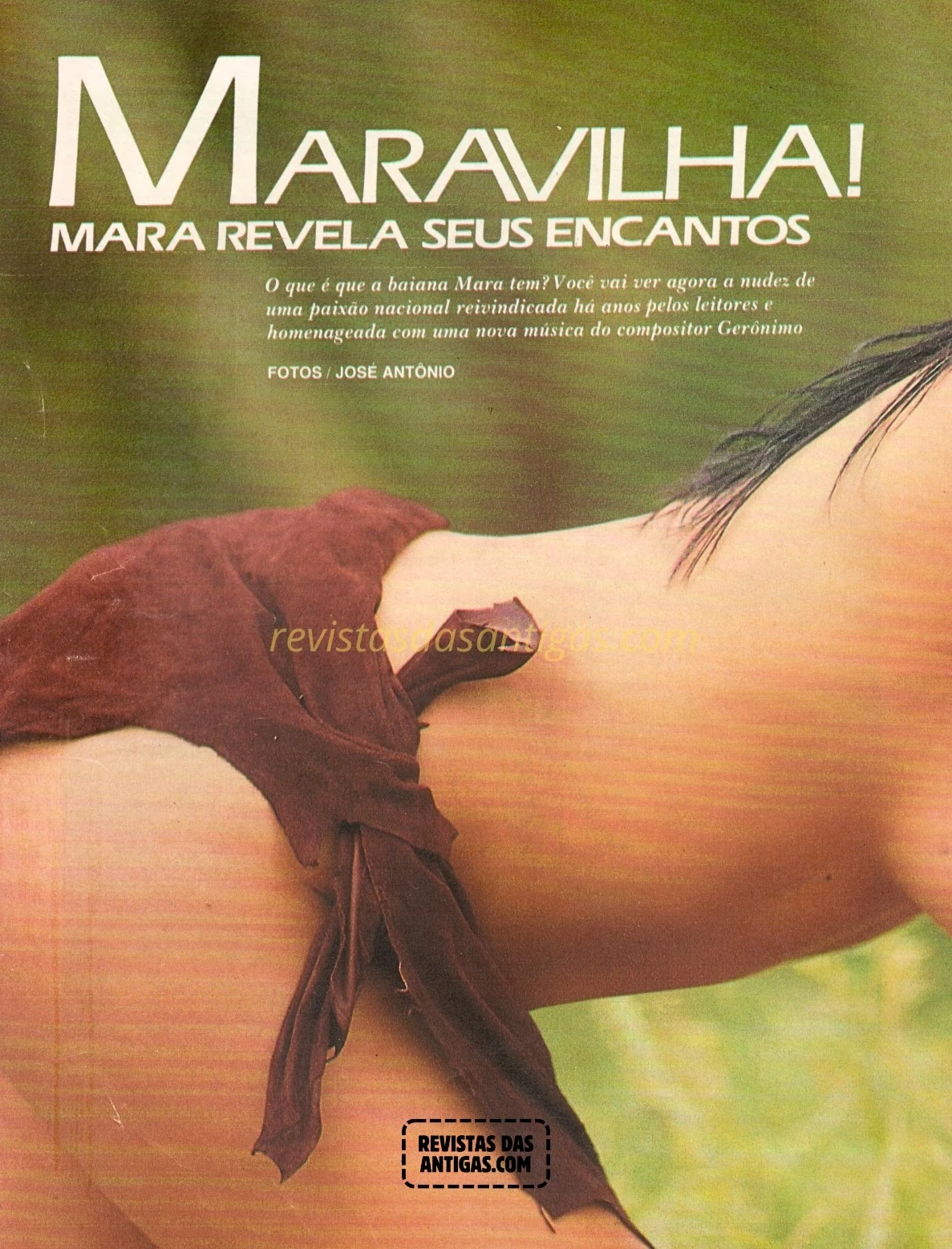 Mara Maravilha Scans Playboy de Fevereiro de 1990